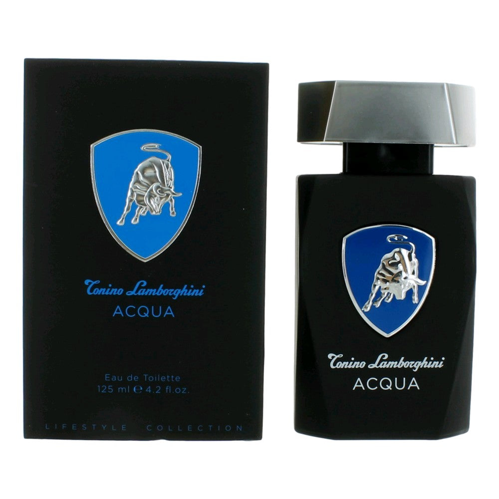 Bottle of Acqua by Tonino Lamborghini, 4.2 oz Eau De Toilette Spray for Men
